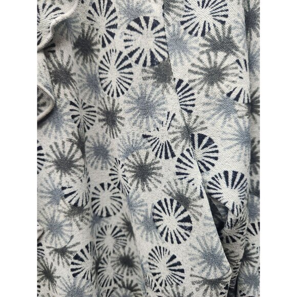 J. Jill Womens Petite Ruffle Front Long Sleeve Blouse Size LP 100% Polyester Mac - Picture 5 of 6